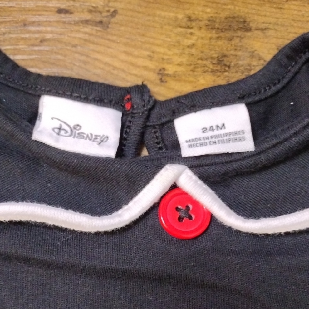 Disney Black and Red Girl Dress with Minnie Mouse - Picture 2 of 5